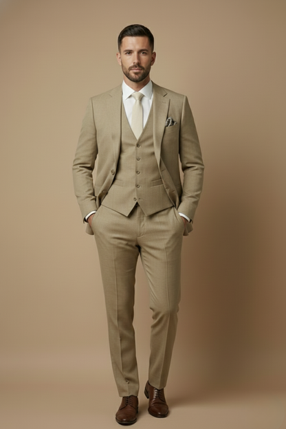 Men's three-piece suit set