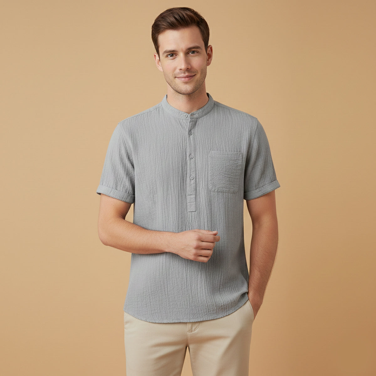 Men's Henley shirt