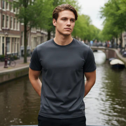 Men's crew-neck T-shirt