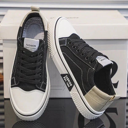 Canvas Sneaker Low-Top Lace-Up Casual Everyday Trainers Lightweight
