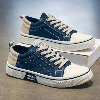 Canvas Sneaker Low-Top Lace-Up Casual Everyday Trainers Lightweight