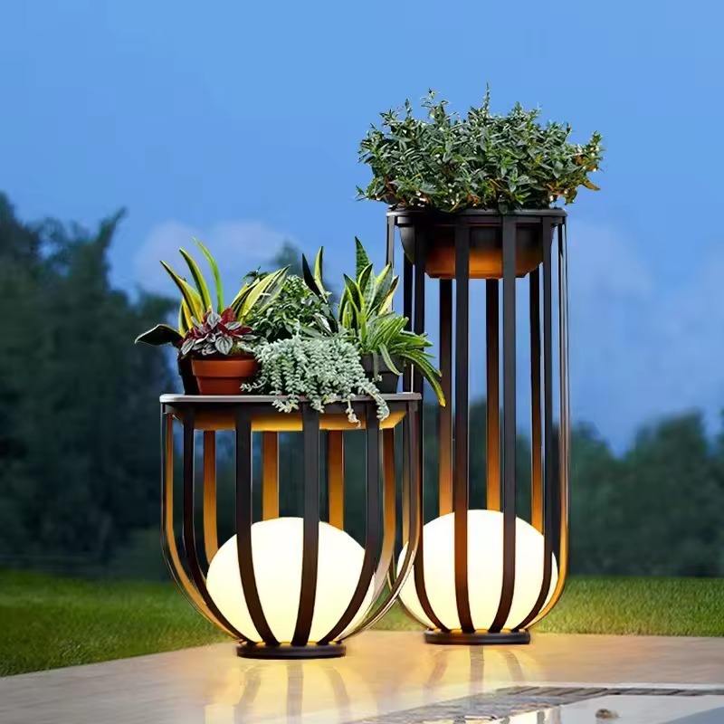 Energy-Efficient Waterproof Solar LED Garden Lamp for Outdoor Use