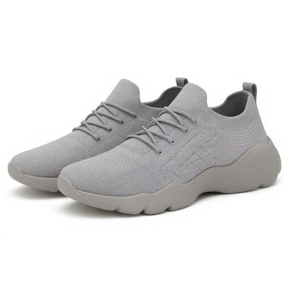 Orthopedic Sneakers Knit Mesh Lace-Up Flexible Cushioned Sole Everyday Comfort