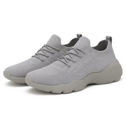 Orthopedic Sneakers Knit Mesh Lace-Up Flexible Cushioned Sole Everyday Comfort