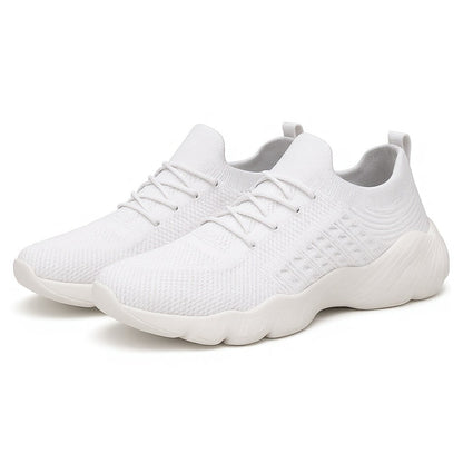 Orthopedic Sneakers Knit Mesh Lace-Up Flexible Cushioned Sole Everyday Comfort