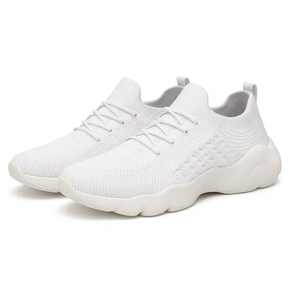 Orthopedic Sneakers Knit Mesh Lace-Up Flexible Cushioned Sole Everyday Comfort