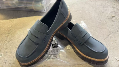 Leather Loafers Men Casual Slip On Shoes Comfortable Everyday Wear