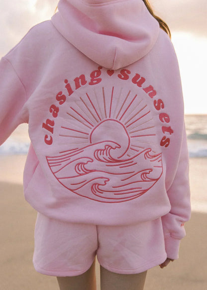 Oversized Surf Hoodie Comfortable Casual Loose Fit Graphic Print