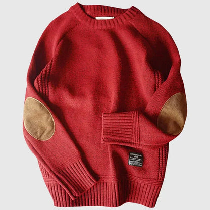 Men's Alpine Sweater Warm Knit Pullover Soft Comfortable Winter Jumper Classic Fit
