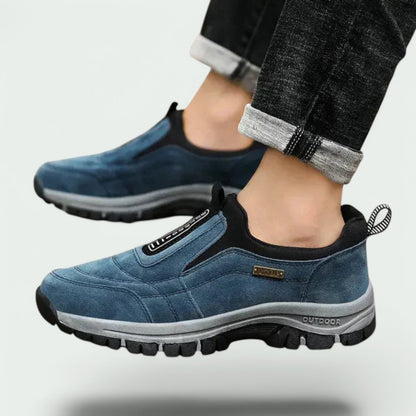 Orthopedic Hiking Shoes Slip-On Lightweight Tread Sole Everyday Walking