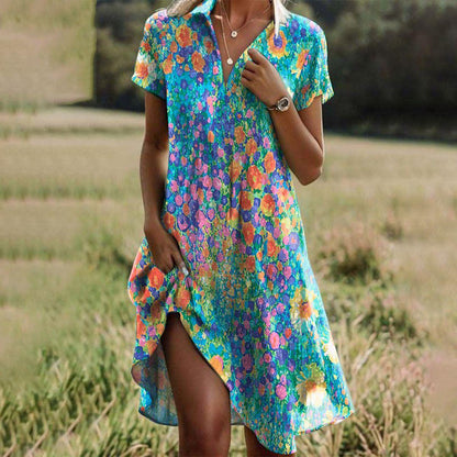 Mia women's dress in Multicolor