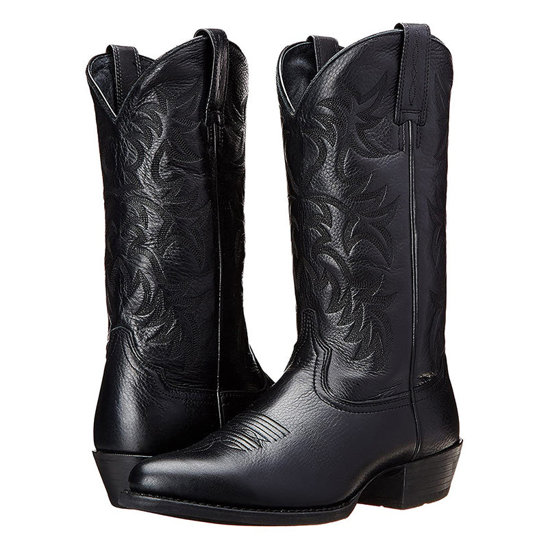 Women's Cowboy Boots Western Style Decorative Stitching Casual Fashion