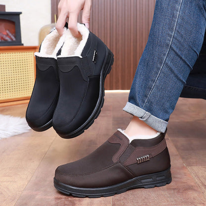 Winter Wool Boots Warm Waterproof Insulated Cold Weather Shoes Men Women
