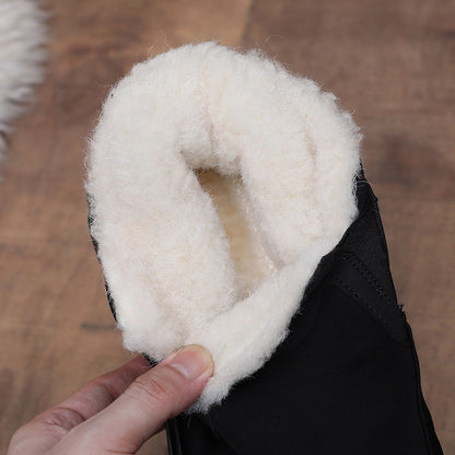 Winter Wool Boots Warm Waterproof Insulated Cold Weather Shoes Men Women