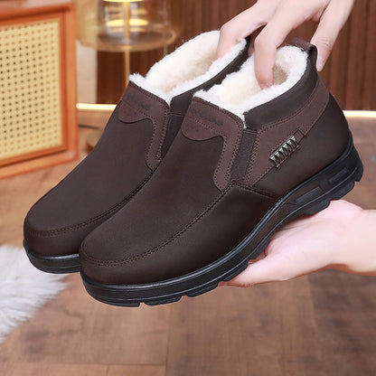 Winter Wool Boots Warm Waterproof Insulated Cold Weather Shoes Men Women