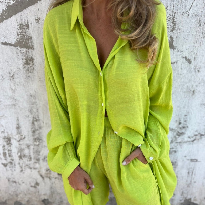 Brooke Lawson women's outfit set in Green