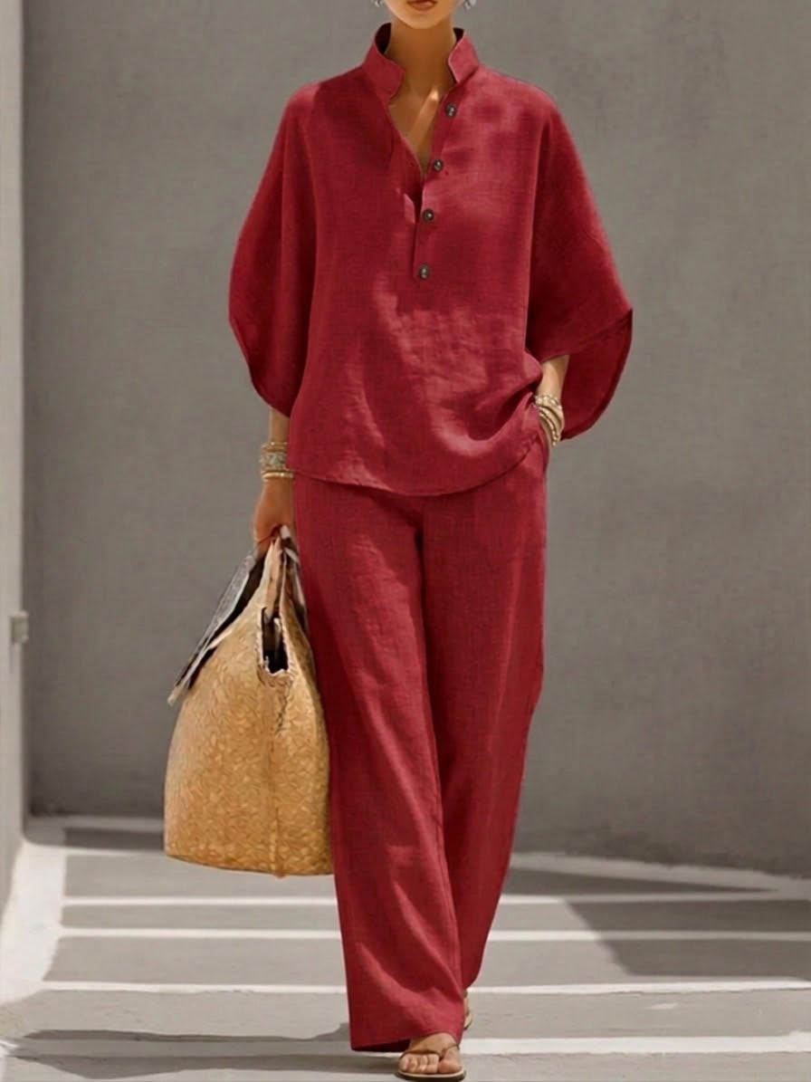 Women's Outfit Set in Red