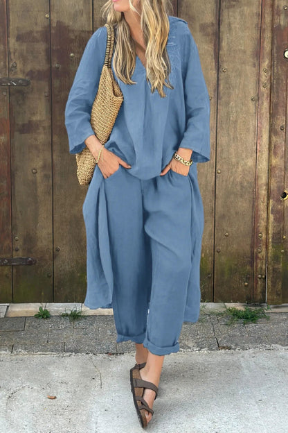 Brenna women's outfit set in Light Blue