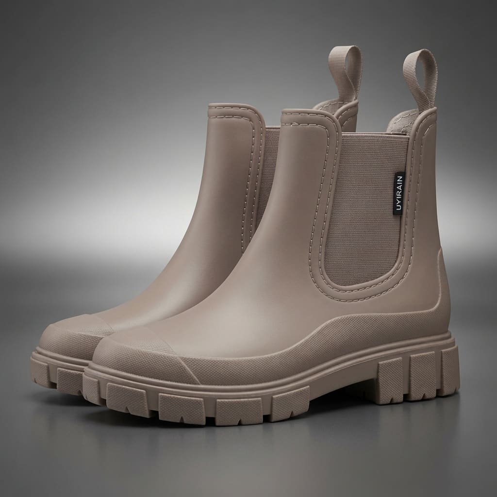 Women's Waterproof Chelsea Boots Slip-On Casual Everyday Ankle Boot