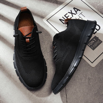 Men's Knit Sneakers Soft Breathable Casual Everyday Shoes Comfort