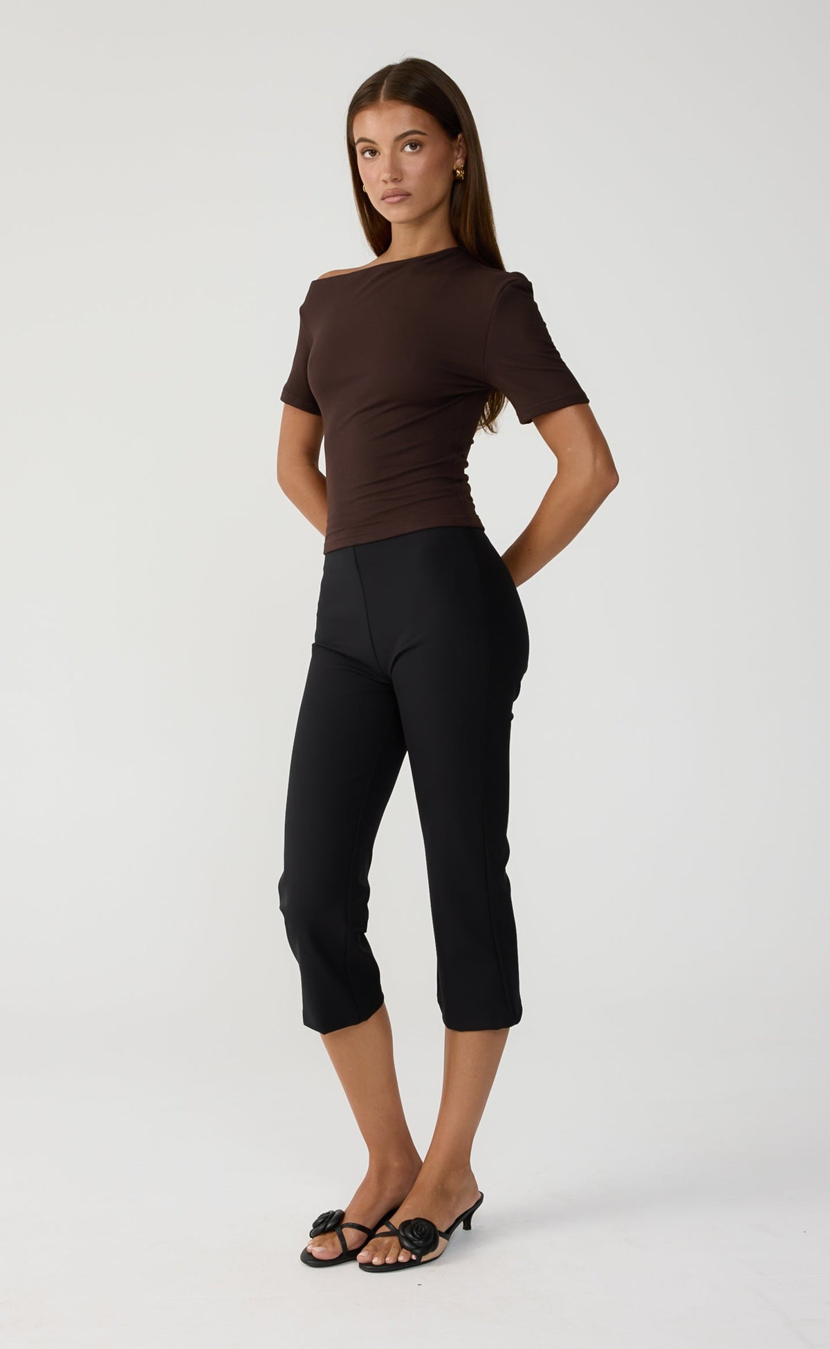 Serene Capri Pants Black - Charcoal Clothing