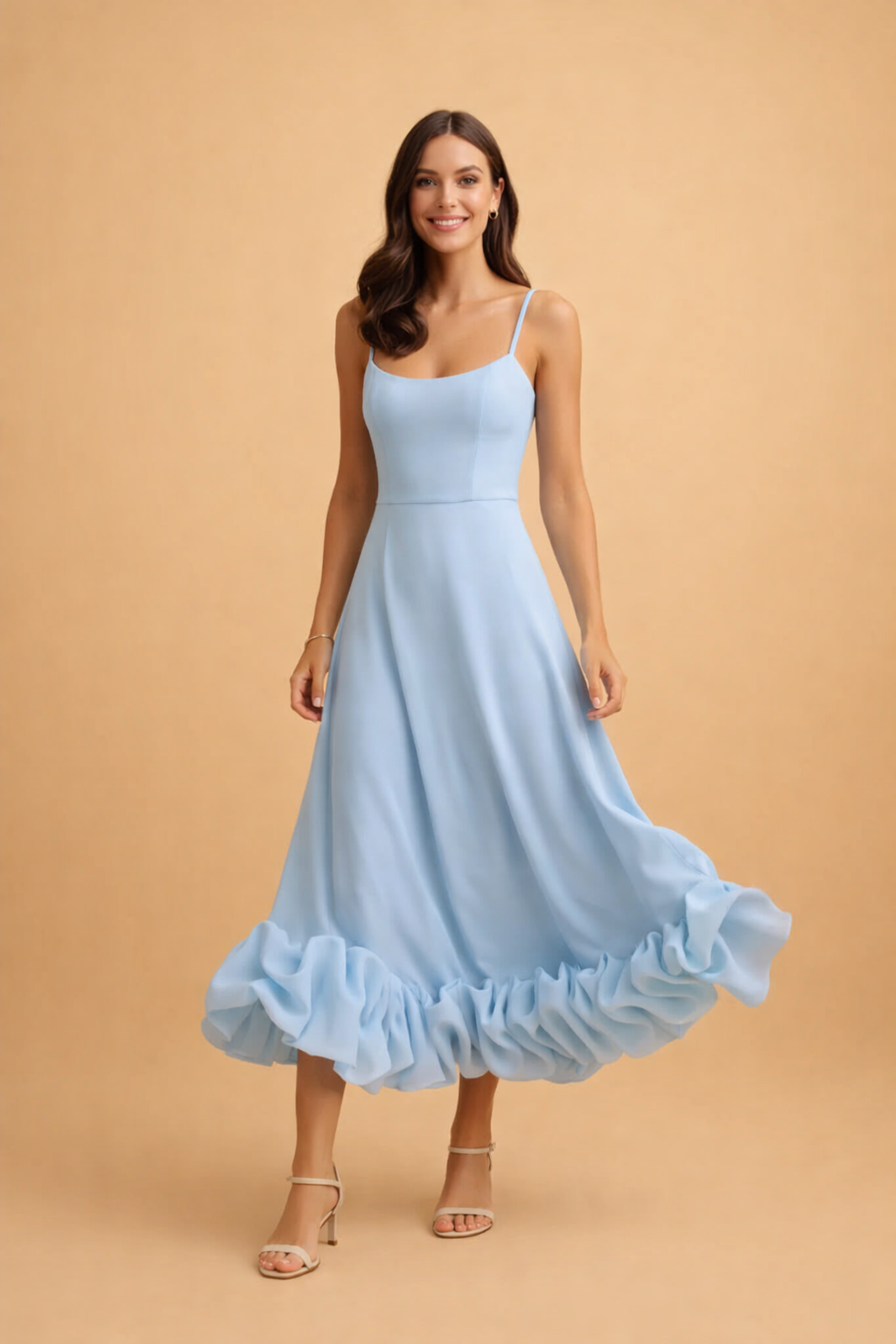 Elegant Boho Women's Summer Dress Vintage Style A-Line Sundress 3