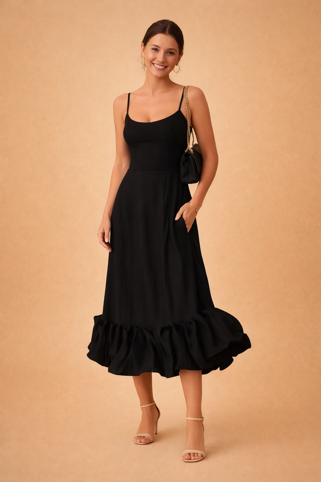 Elegant Boho Women's Summer Dress Vintage Style A-Line Sundress 4