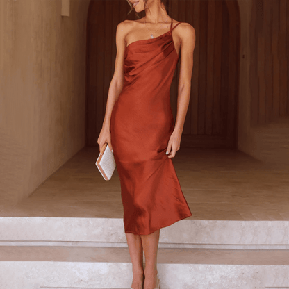 Women's midi sleeveless dress