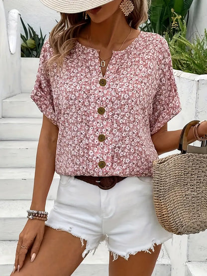 Women's floral blouse