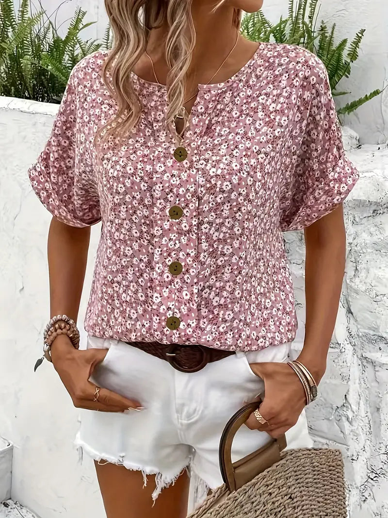 Women's floral blouse