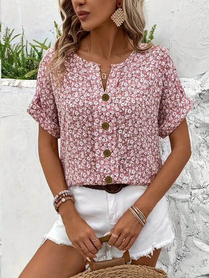 Women's floral blouse