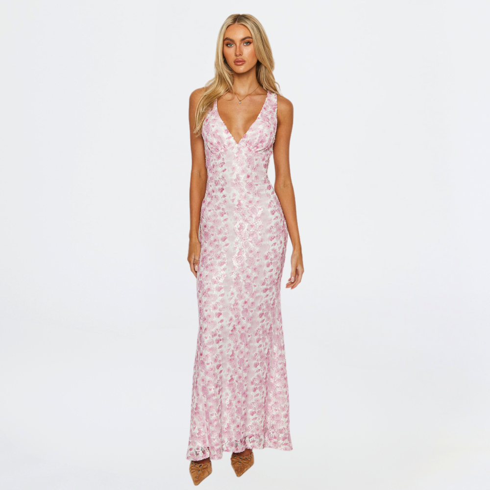 Women's maxi floral dress