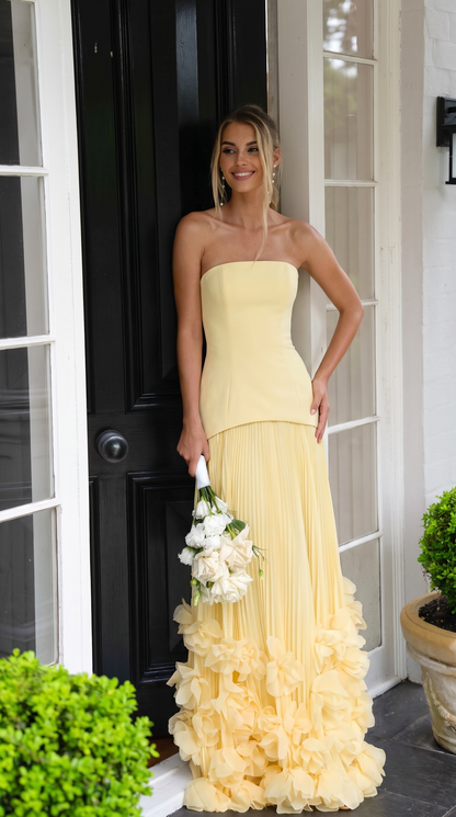 Maxi strapless dress