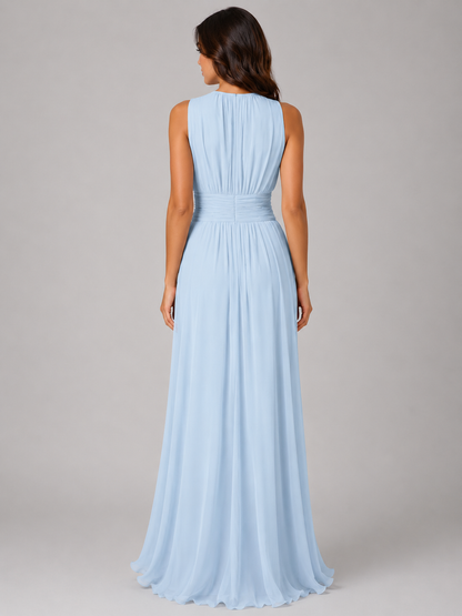 Women's maxi ruched dress