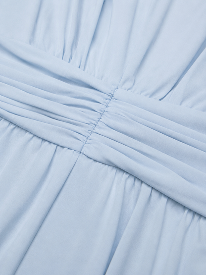 Women's maxi ruched dress