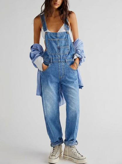 Women's Jumpsuit in Denim blue