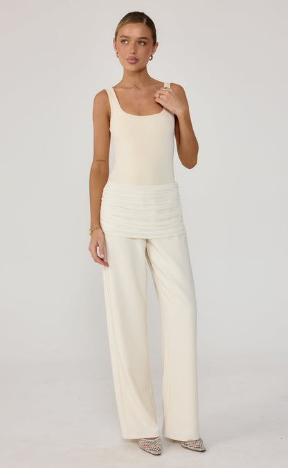 Lukas Bodysuit Oat - Charcoal Clothing