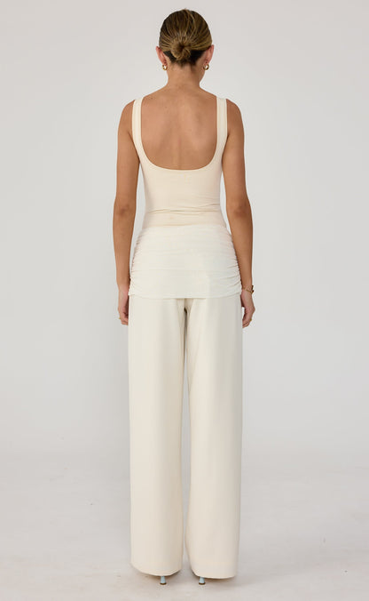 Lukas Bodysuit Oat - Charcoal Clothing