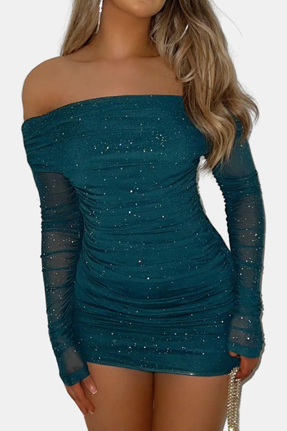 Women's mini off-shoulder dress