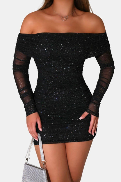 Women's mini off-shoulder dress