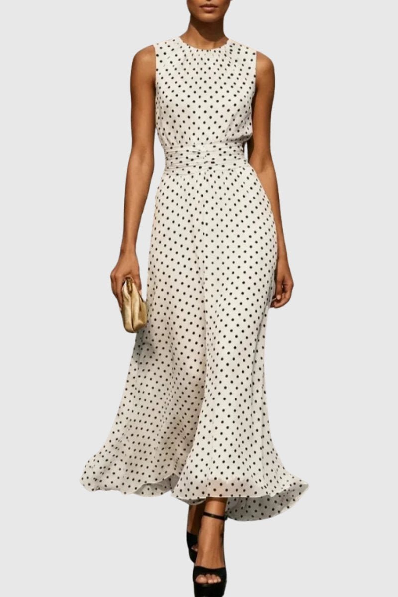 Aria women's maxi dress in White