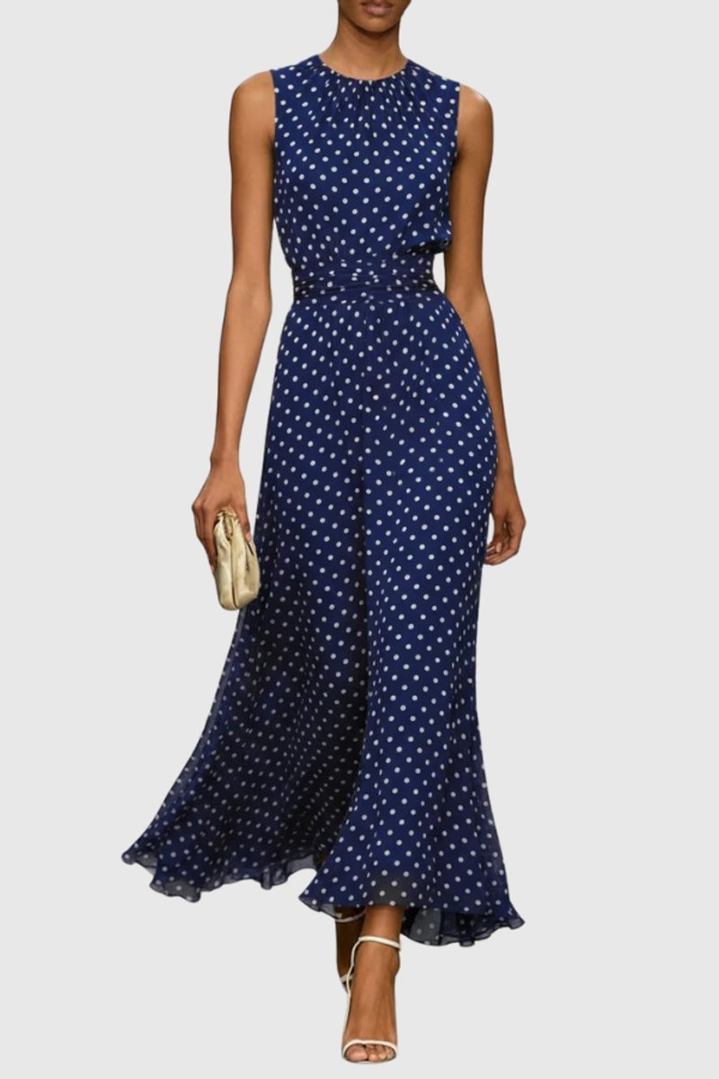 Aria women's maxi dress in Blue
