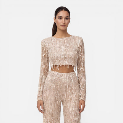 Women's top and trousers set