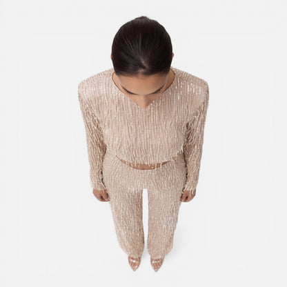 Women's top and trousers set