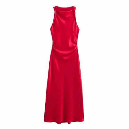 Midi sleeveless dress