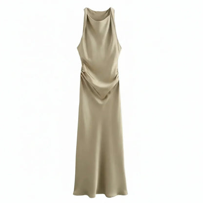 Midi sleeveless dress