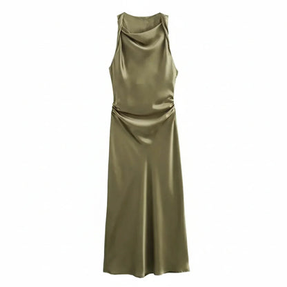 Midi sleeveless dress