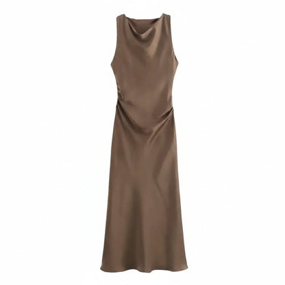 Midi sleeveless dress