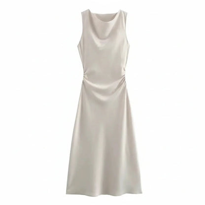 Midi sleeveless dress