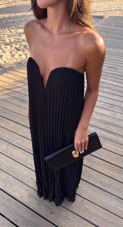 Maxi strapless dress